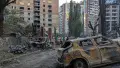 Наслідки ударів РФ по Києву. Фото: Українські Новини