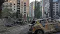 Наслідки ударів РФ по Києву. Фото: Українські Новини
