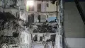 Зруйнований будинок у Кивєві атакою росіян 2 липня. Фото: ДСНС Києва