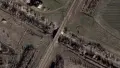 A railway bridge near Kurman (it was likely this one that was hit by the military). Photo: screenshot of a Google Maps image,