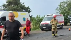 Наслідки ДТП на Миколаївщині. Фото: ДСНС