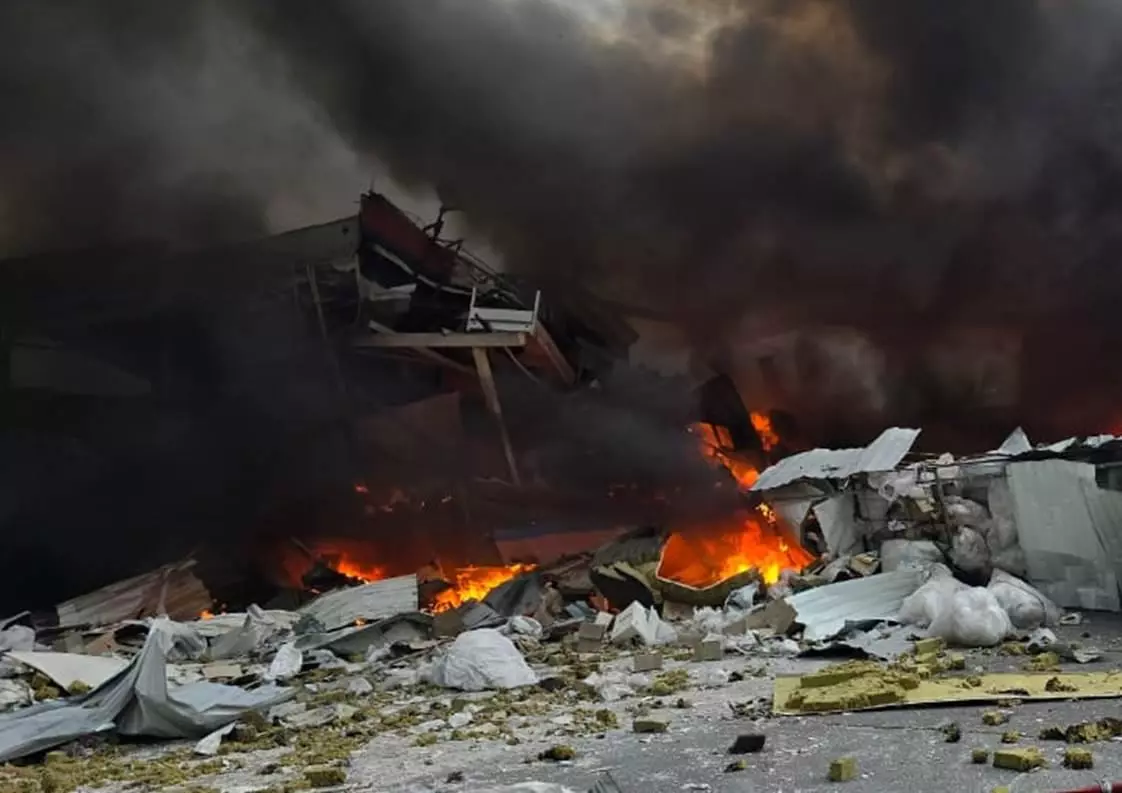 Наслідки атаки на Краматорськ. Фото: telegram/Donetsk_obl_prokuratura