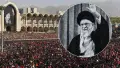 Ali Khamenei's funeral. Collage Ukrainian News