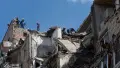 Разрушение дома в результате атаки РФ 6 июля. Фото: ГСЧС Киева