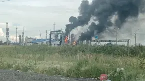 Attack on the Omsk Oil Refinery. Social Media 
