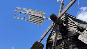 A damaged windmill. Photo: Ministry of Culture and Strategic Communications of Ukraine.