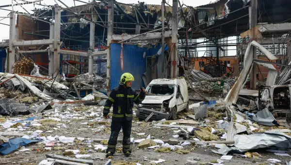 The aftermath of the russian ballistic missile strike on Kyiv on the night of July 8, 2026. Photo: State Emergency Service of Ukraine.