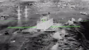 Attack on the "Crimea" border crossing. Photo: video screenshot.