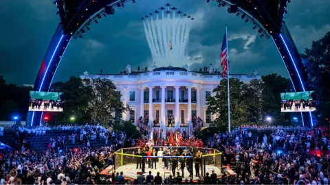 Турнір UFC Freedom 250. Фото: соціальні мережі 