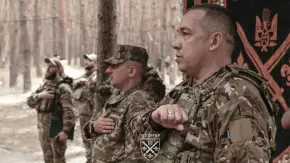 Командир 155 механізованої бригади Станіслав Лучанов Фото: Facebook / 21-й армійський корпус