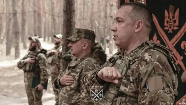 Commander of the 155th Mechanized Brigade Stanislav Luchanov Photo: Facebook / 21st Army Corps