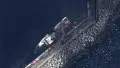 Сторожевой корабль "Изумруд" после атаки украинских военных. Фото: ВМС ВСУ.