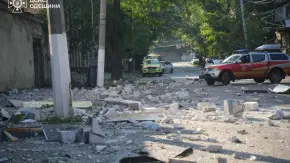 Consequences of the attack. Photo: State Emergency Service