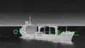 A photo showing one of the tankers that was hit earlier. A screenshot from a video 