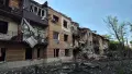 Будинок, що зазнав руйнувань через атаку РФ. Фото: Запорізька ОВА