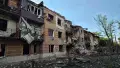 Будинок, що зазнав руйнувань через атаку РФ. Фото: Запорізька ОВА