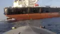 Ураження російського танкера. Джерело: скріншот відео.
