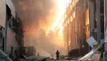 Наслідки атаки на Київ. Фото: ДСНС України