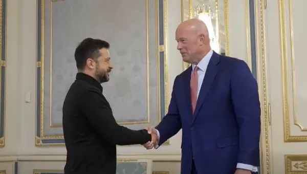Метью Вітакер, Володимир Зеленський. Фото: скріншот відео