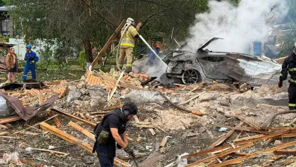 Consequences of the russian federation's attack. Photo: State Emergency Service of Ukraine