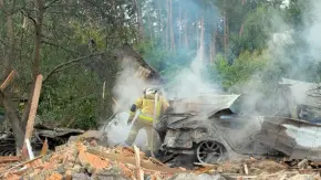 Consequences of the russian federation's attack. Photo: State Emergency Service of Ukraine
