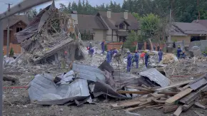 Consequences of the russian federation's attack. Photo: State Emergency Service of Ukraine