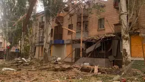 The aftermath of the russian federation's attack on Sloviansk. Photo: Facebook/Oleh Filashkin