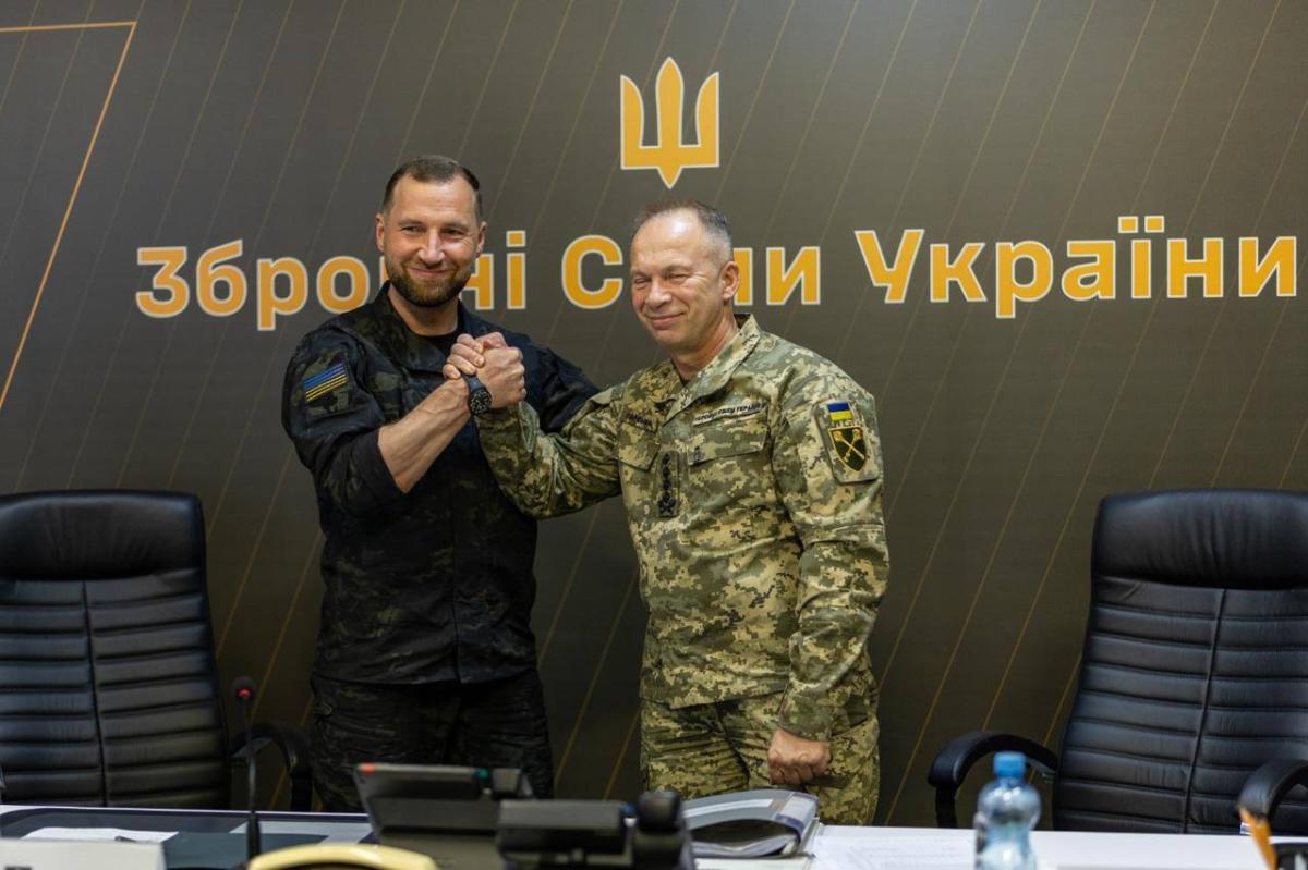 Євгеній Хмара та Олександр Сирський. Фото: telegram/Сирський
