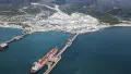 Найбільший російський нафтовий термінал на Чорному морі "Шесхаріс" у Новоросійську. Фото: Vitaly Timkiv/Sputnik.