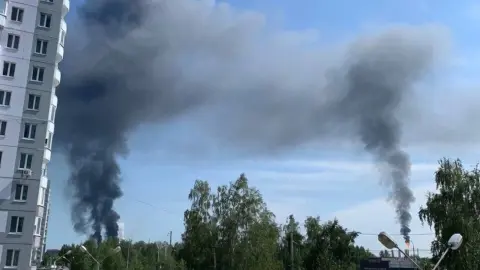 An oil refinery in Tyumen has been attacked. Photo: Astrapress.