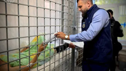 The organizer of the weapons exhibition in the Kyiv Кegion has been charged. Photo: the Prosecutor General's Office.