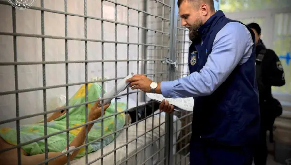 The organizer of the weapons exhibition in the Kyiv Кegion has been charged. Photo: the Prosecutor General's Office.
