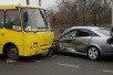 Легковик Opel Vectra C врізався в маршрутне таксі Богдан сполученням Луцьк-Дубище. Фото: volynpost.com