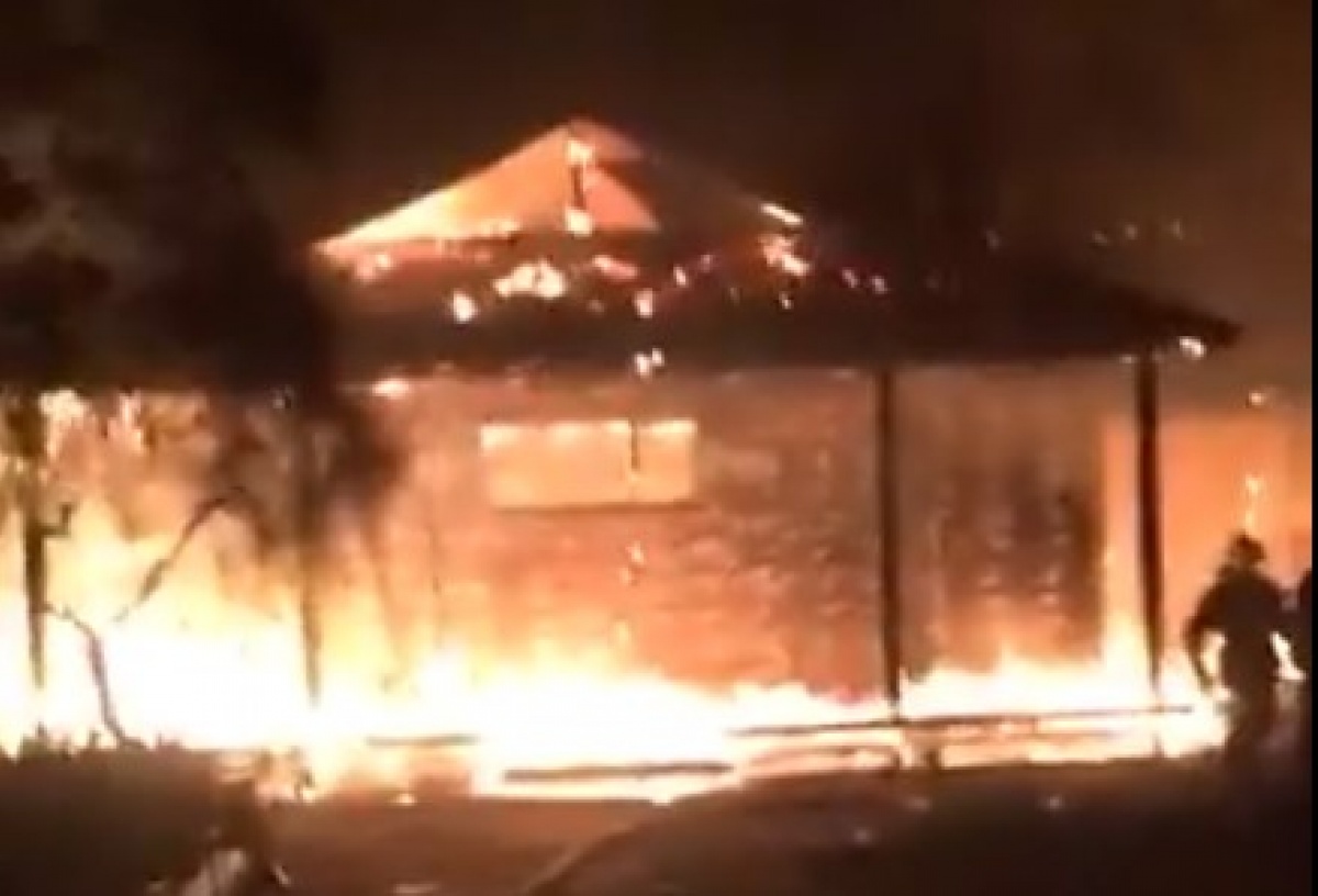 Дом экс-главы нацбанка Украины сожгли под Киевом