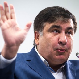 Mikheil Saakashvili. Photo by Ukrainian Photo