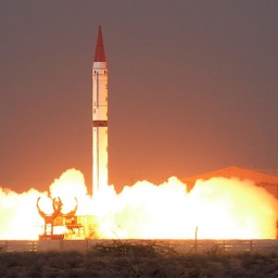 Pakistani Shaheen-III ballistic missile. Photo by defence.pk