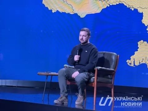 Володимир Зеленский на підсумковій прес-конференції