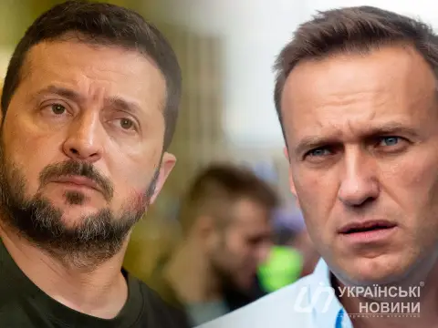 Владимир Зеленский и Алексей Навальный. Коллаж: Украинские Новости