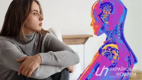 Женщина и искусственный интеллект. Коллаж УН