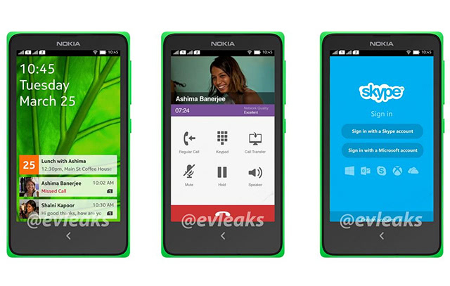 Интерфейс телефона на Android от Nokia