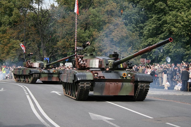 Польский образец модернизированных Т-72