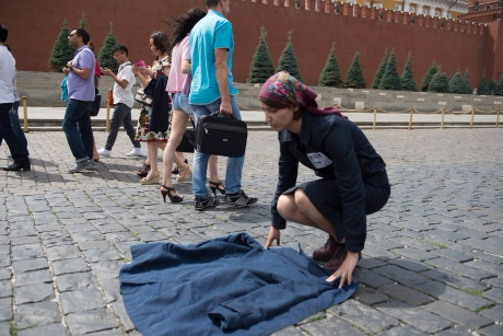 Ненашева готовится к акции на Красной площади