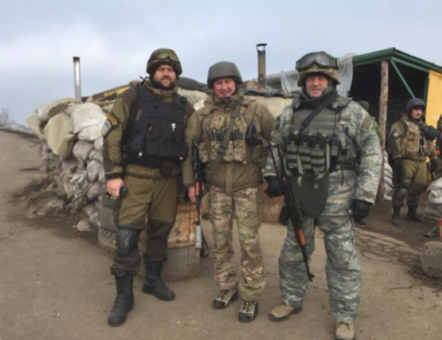 Василий Грицак в зоне АТО в 2-х километрах от Донецкого аэропорта