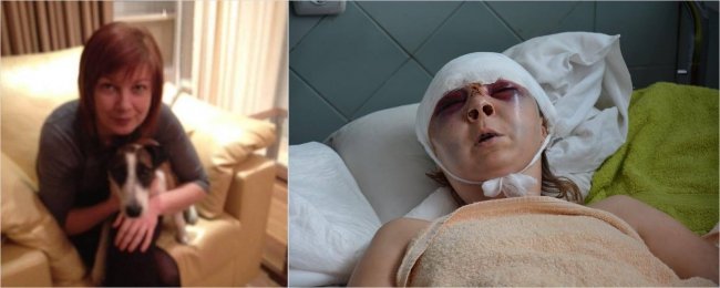 Фото Валентины Макаровой до и после преступления. Источник - Facebook Борислава Березы