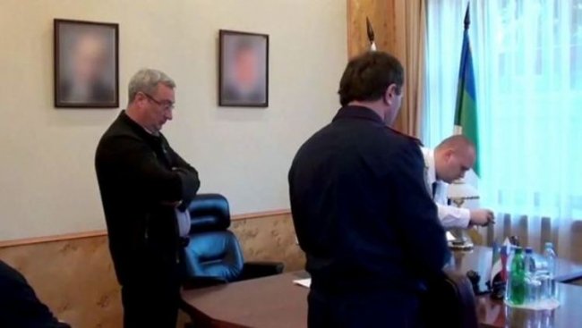 Кадр оперативной съемки Следственного комитета