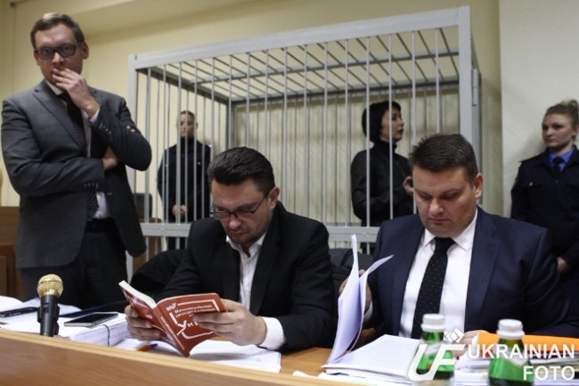 Заседание Печерского суда Киева по избранию меры пресечения для Елены Лукаш