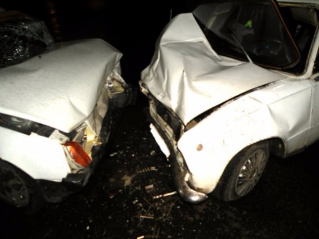 Столкновение двух автомобилей в Николаеве 