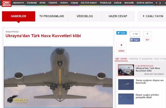 Топовые турецкие СМИ подхватили видеоролик