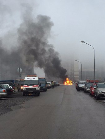 Расстрелянный полицейский УАЗ 