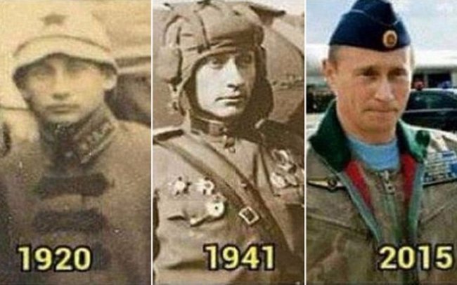 'Фотография, которая показывает, что российский президент живет 100 лет'